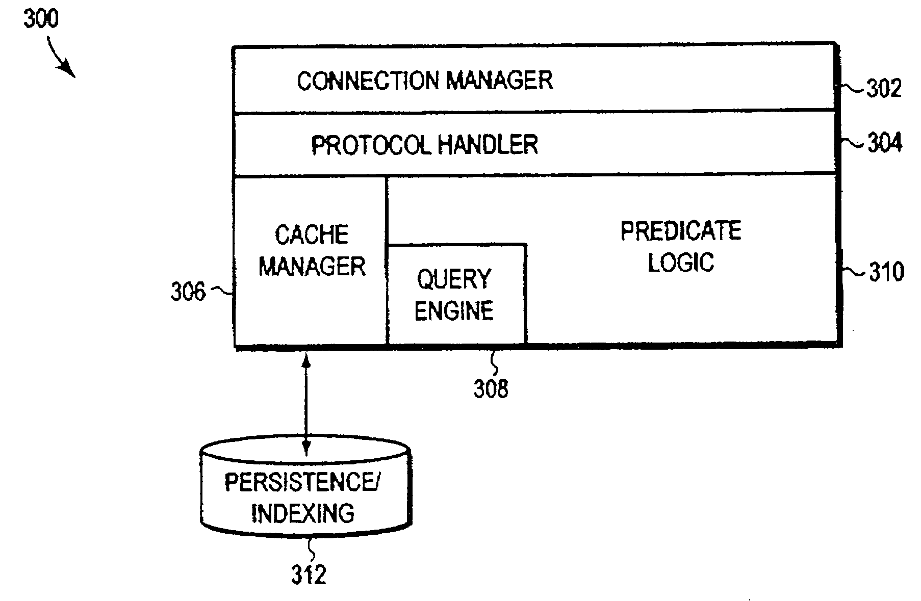 Predicate indexing of data stored in a computer with application to indexing cached data