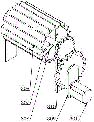 Robot for butting before welding of multiple vertical steel pipes