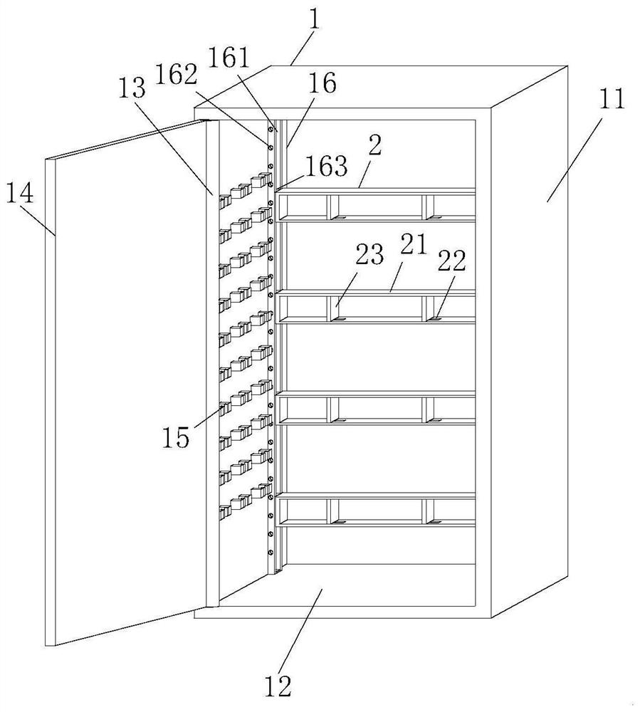 Control element electrical control cabinet convenient to disassemble and assemble