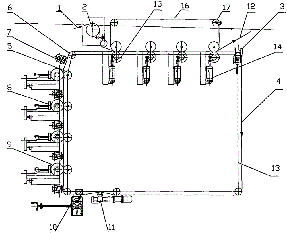 Integrated transfer printing device integrating printing and transfer printing