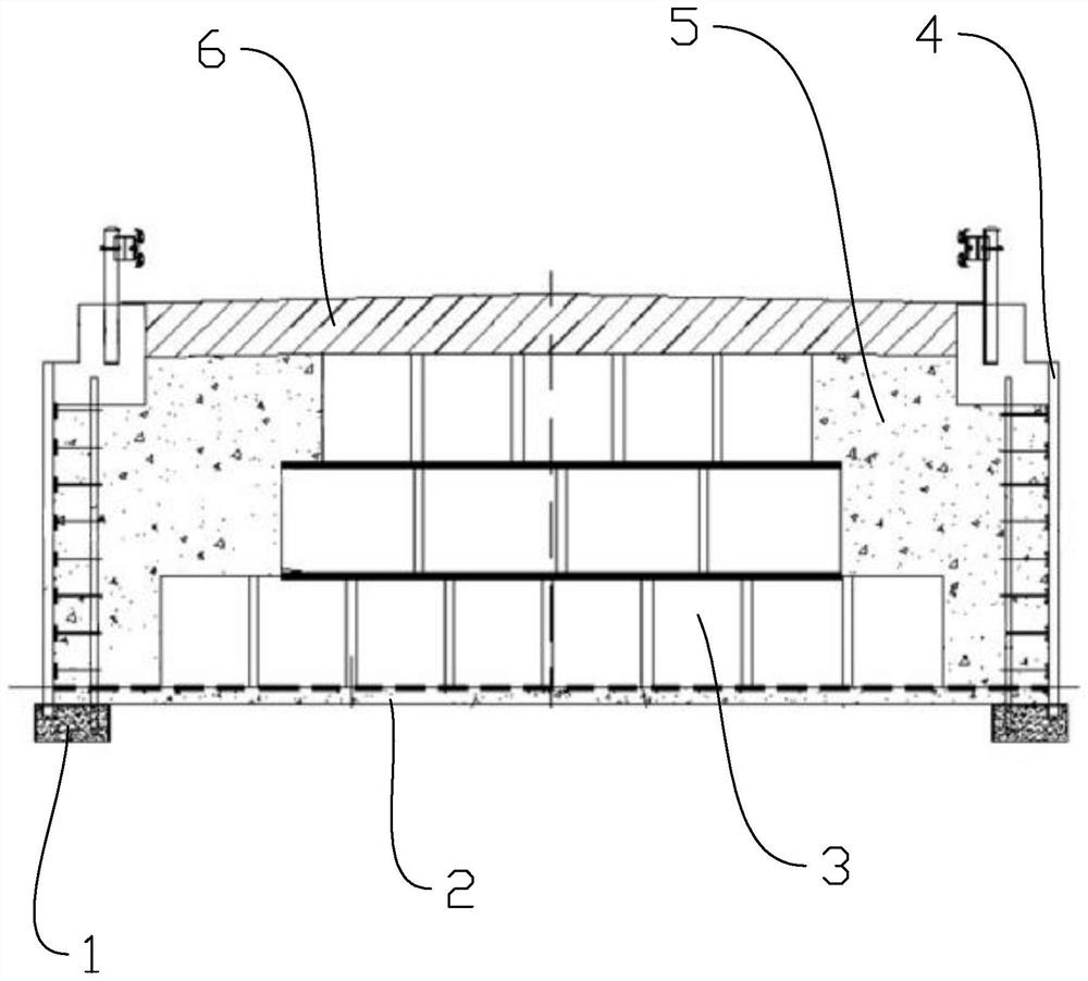 Construction method and structure of red mud-based concrete pavement