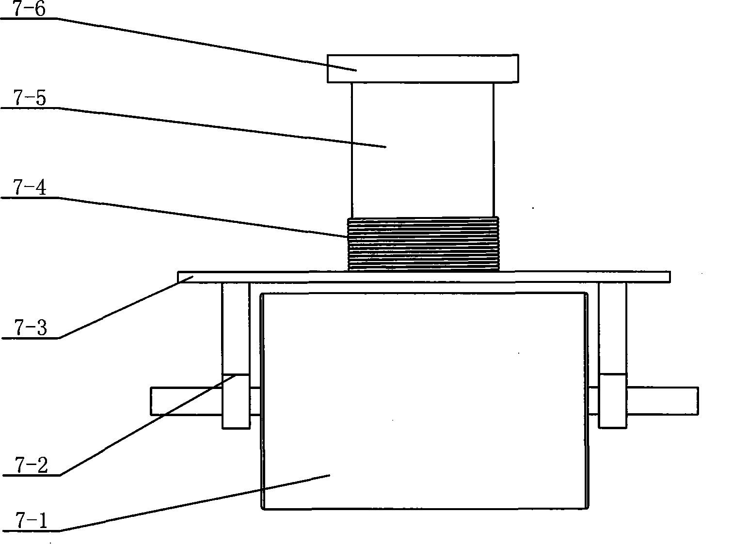 Pipeline weld joint automatized ultrasound flaw detection device