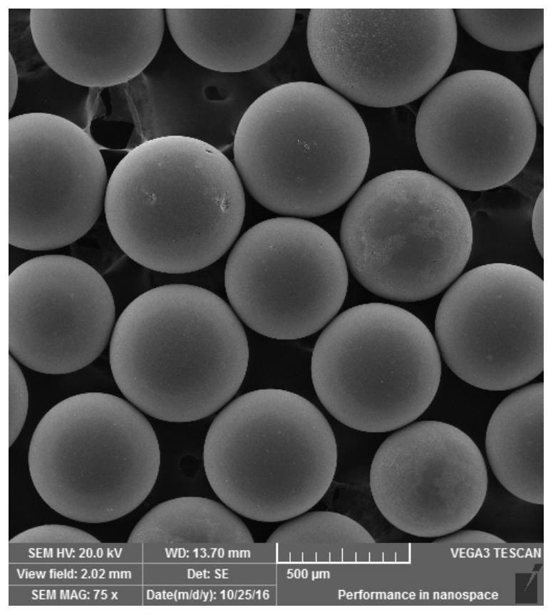 A control method for microcracks on the surface of pitch-based spherical activated carbon