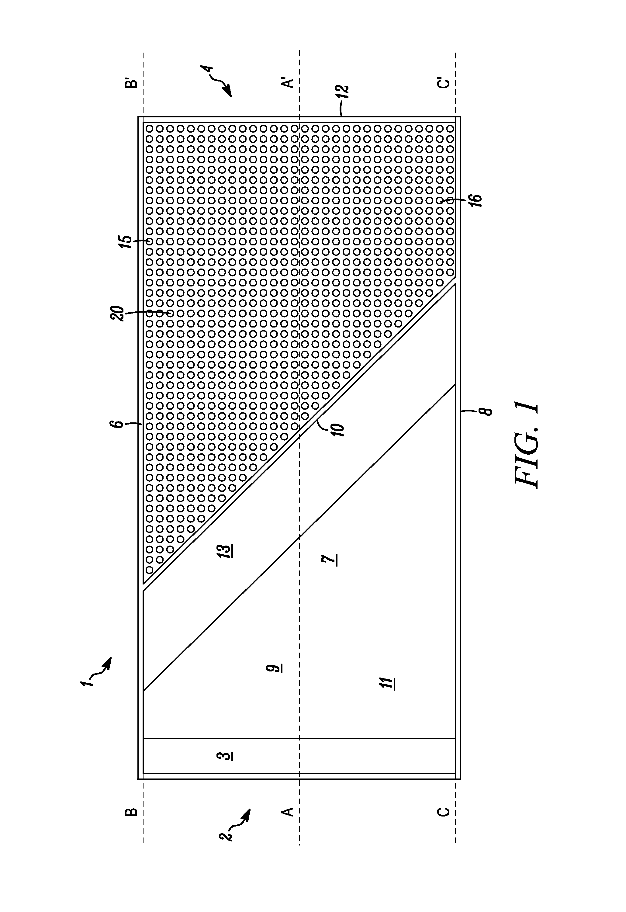 Method and apparatus for dampening waves in a wave pool