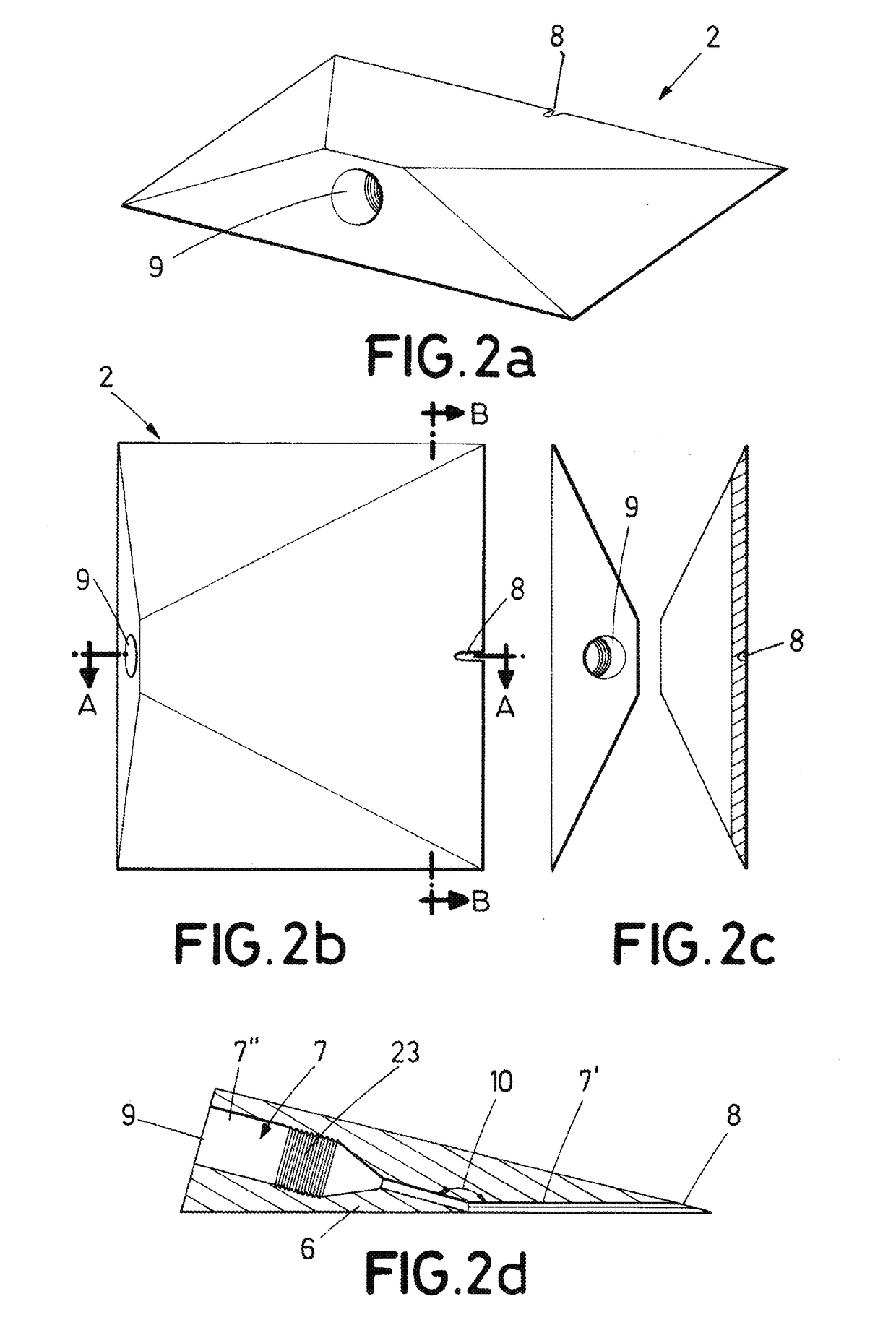Optical fiber connection device for a composite structure, composite structure for an aircraft, and manufacturing method thereof