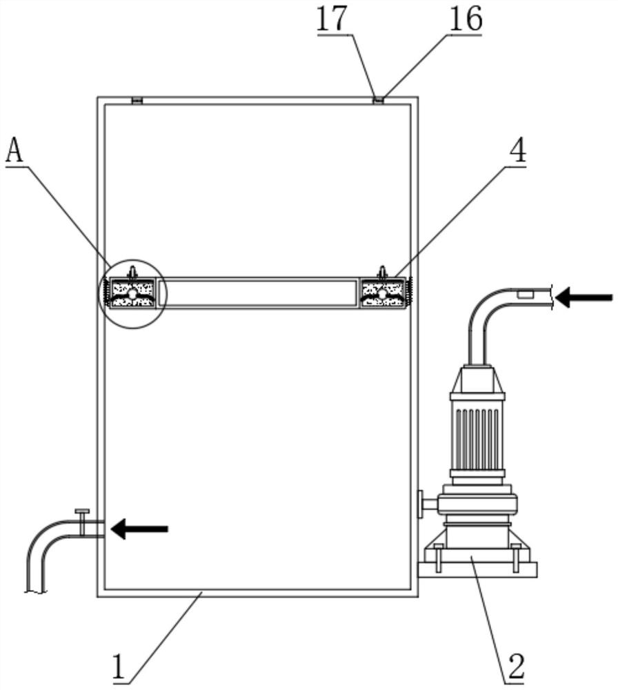 Variable-frequency box-pump integrated water supply system
