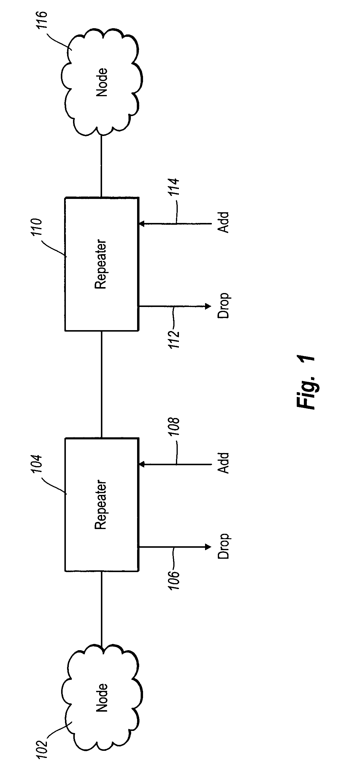 Scalable transceiver based repeater