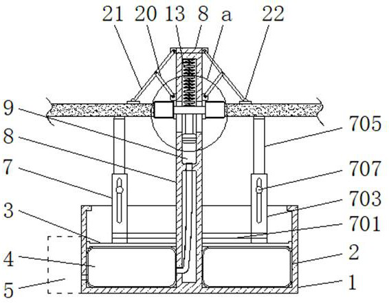 An assembly and clamping tool for filling the inner groove of an integrally formed sheet metal part of an automobile engine