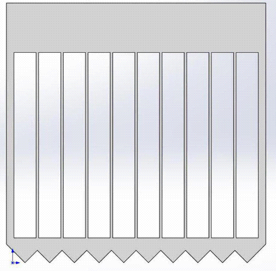 Internal component of falling film de-volatilization tower