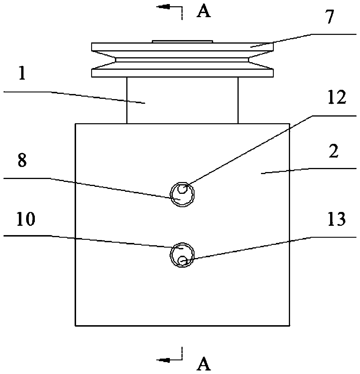 Rotating reversing valve, building block forming machine rotating hydraulic vibration platform and method