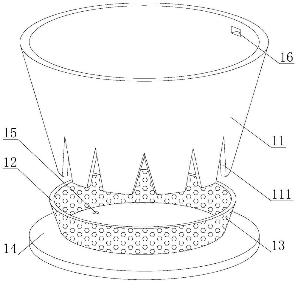 Double-layer energy-saving flowerpot tray capable of automatically rotating