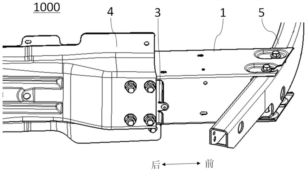 Press-fitting type energy absorption box assembly and vehicle