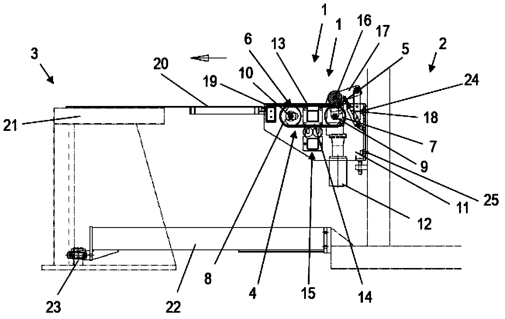 Conveying system, spinning equipment with the same and method for staring spinning equipment
