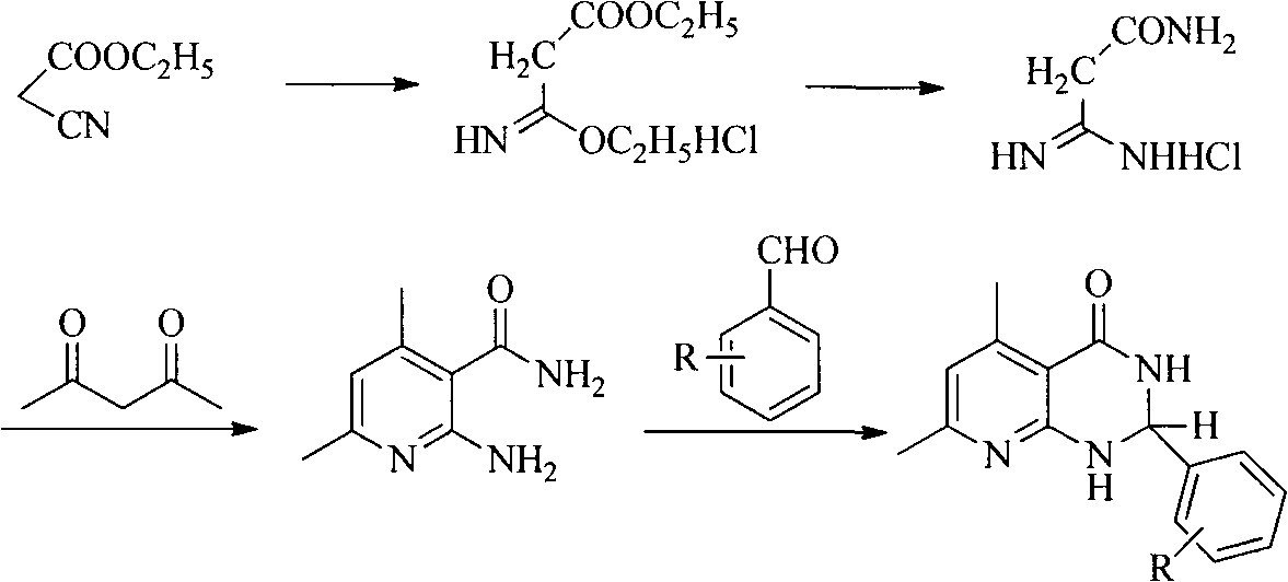 Method for synthesizing 2,3-dihydropyrido[2,3-d]pyrimidine-4-(3H)-one