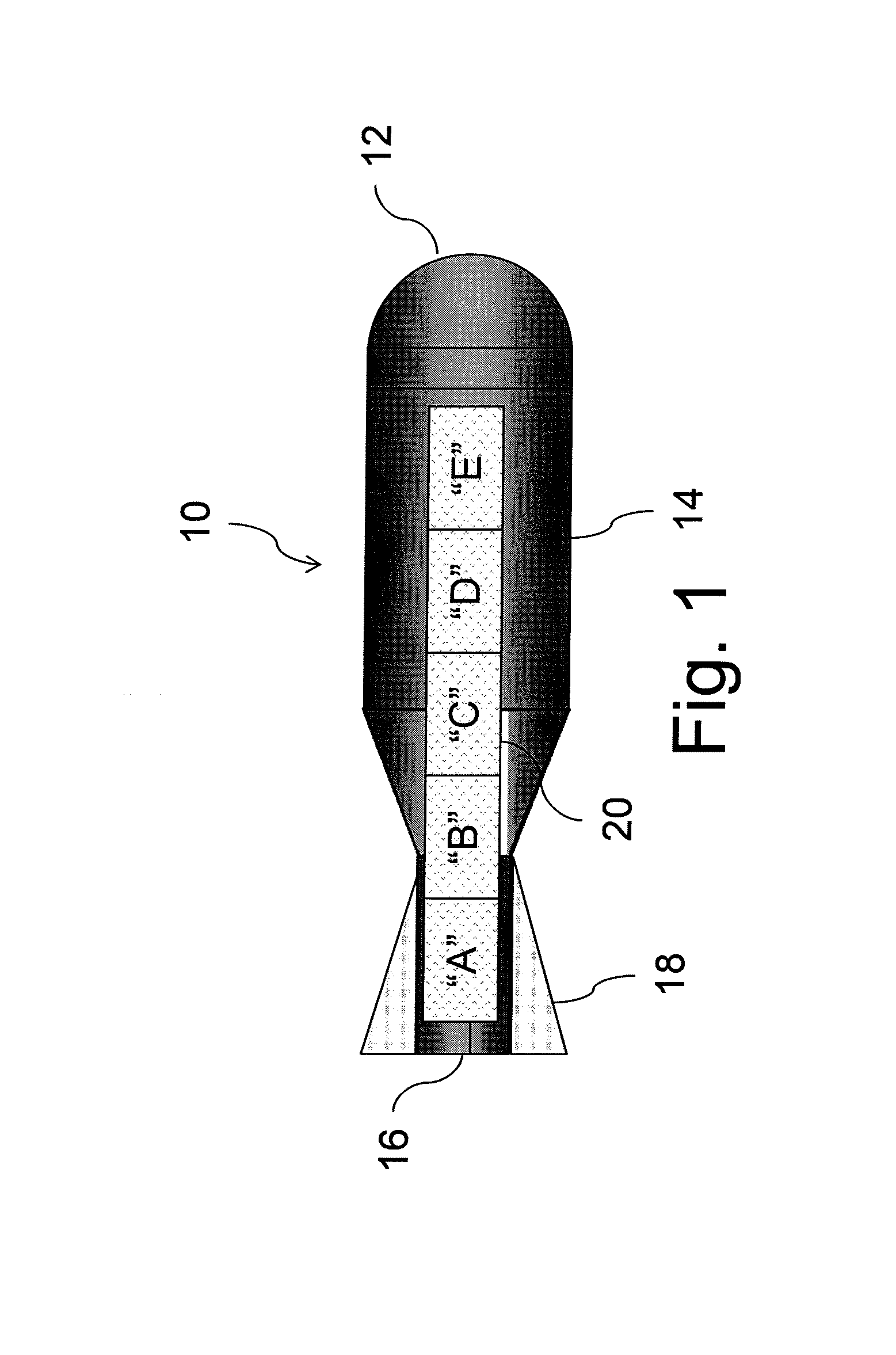 High angle of attack multi spectral marking projectile/bomb