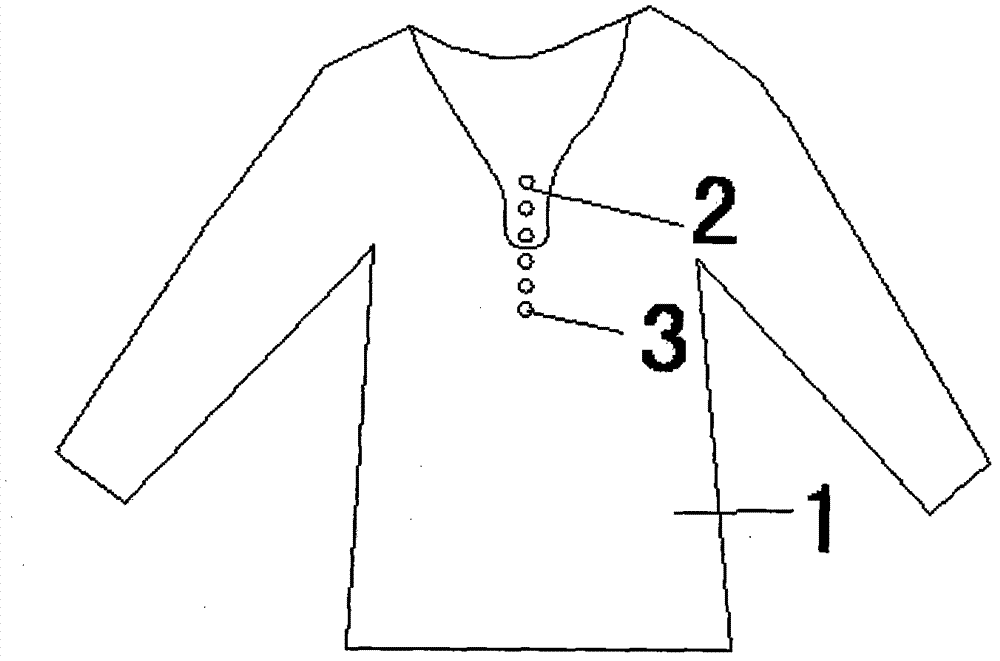 Long sleeve further provided with massage effect