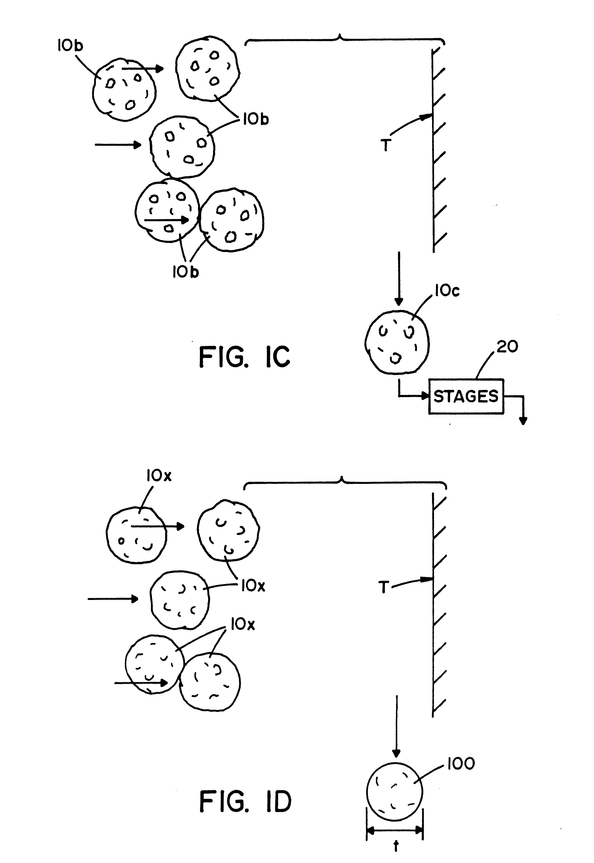 Method of making proppants used in gas or oil extraction