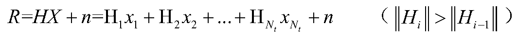 Signal detection method suitable for large-scale MIMO system