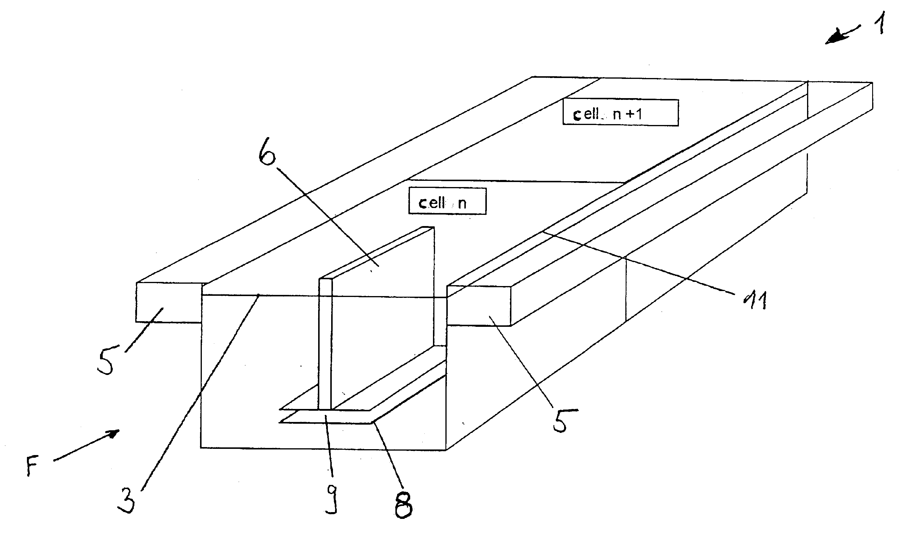 Device for separating solids from liquids by means of flotation