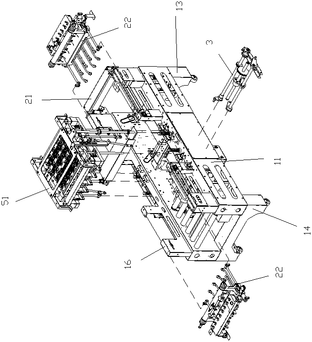 Automatic liquid inoculation device for domestic fungus