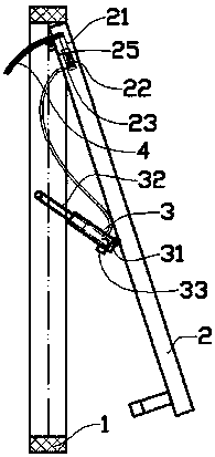 A wind self-adjusting curtain wall window