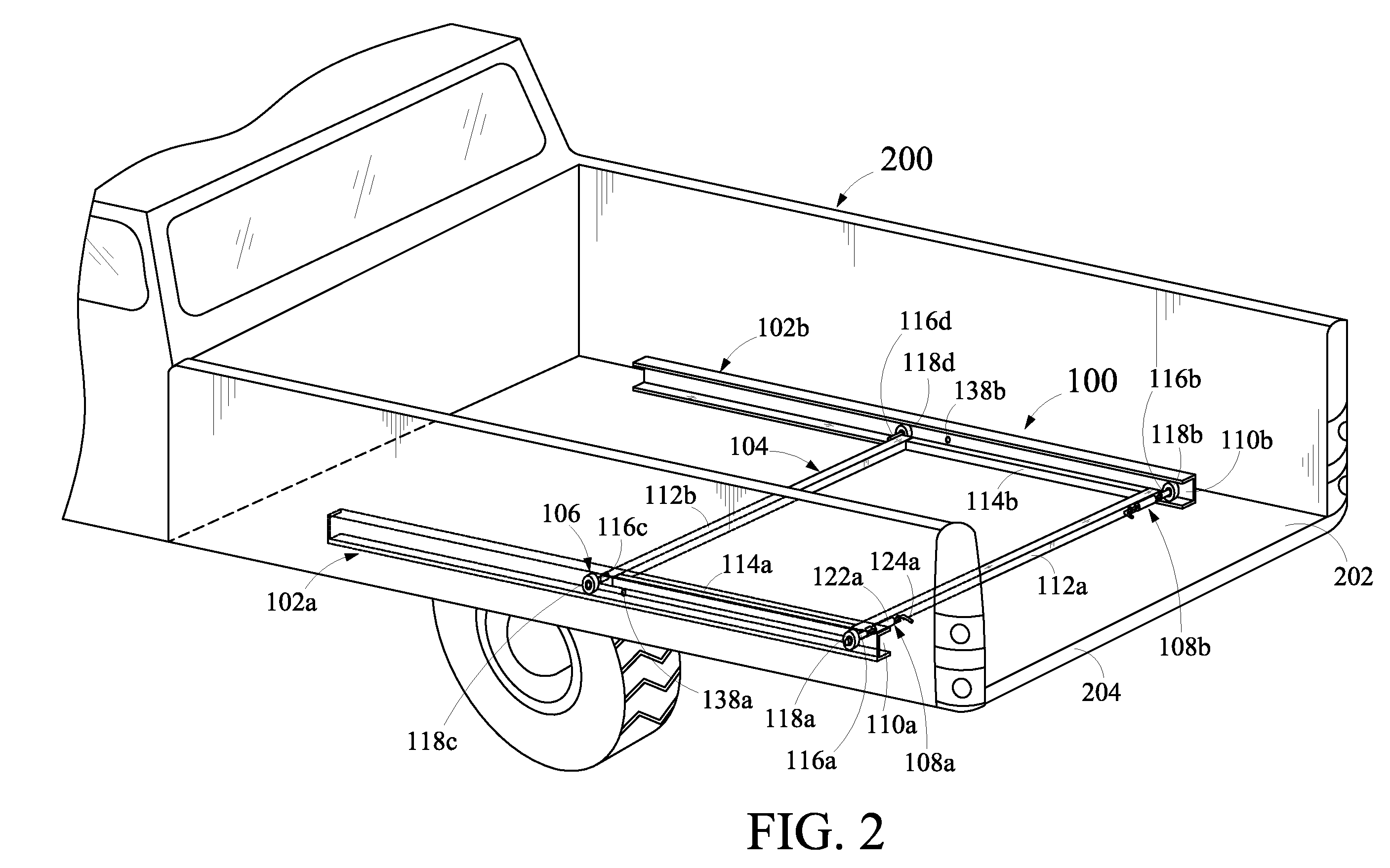 Load handling apparatus for cargo vehicle