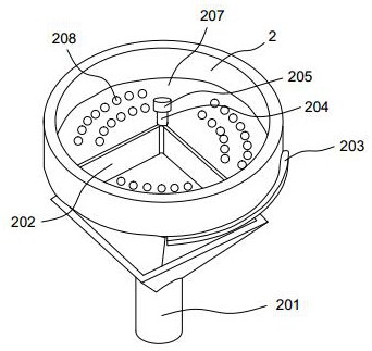 Net cage bait feeding machine unloading device