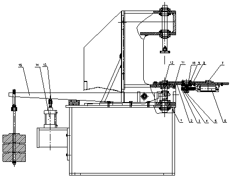 Pneumatic control rotary multi-station automatic lever powder pressing machine