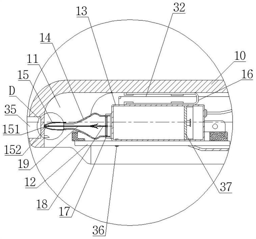 Laparoscope-based gastrointestinal perforation repair device