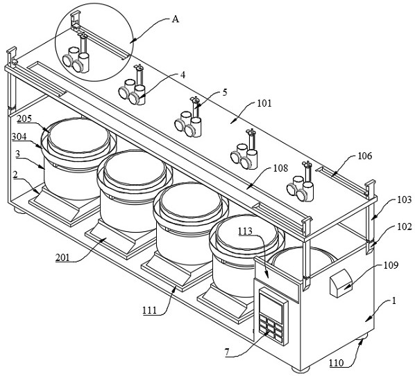 A device for rapid detection of algae removal effect