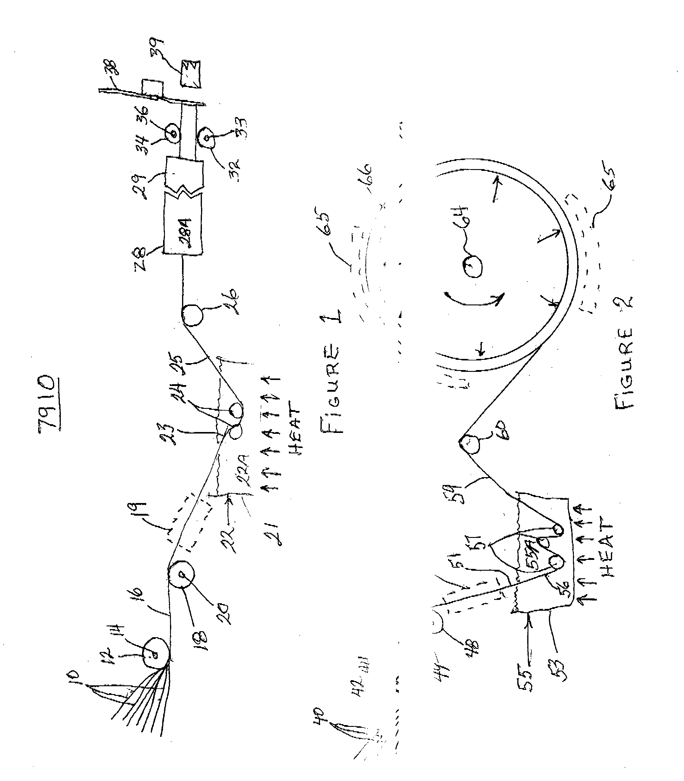 Methods and systems for making reinforced thermoplastic composites, and the products