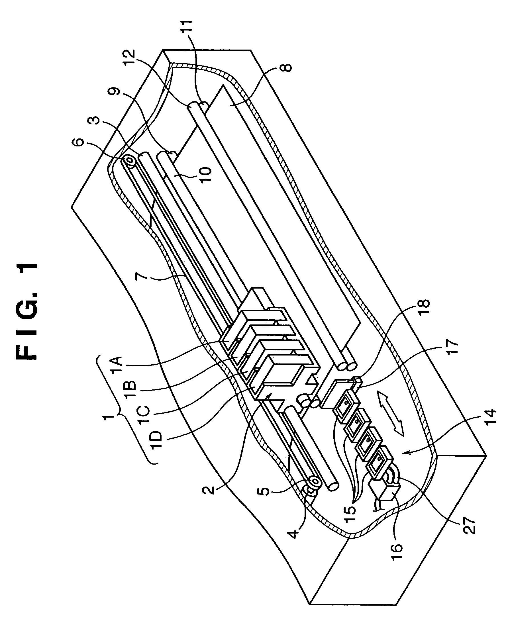 Ink jet printing apparatus and printing position setting method of the apparatus