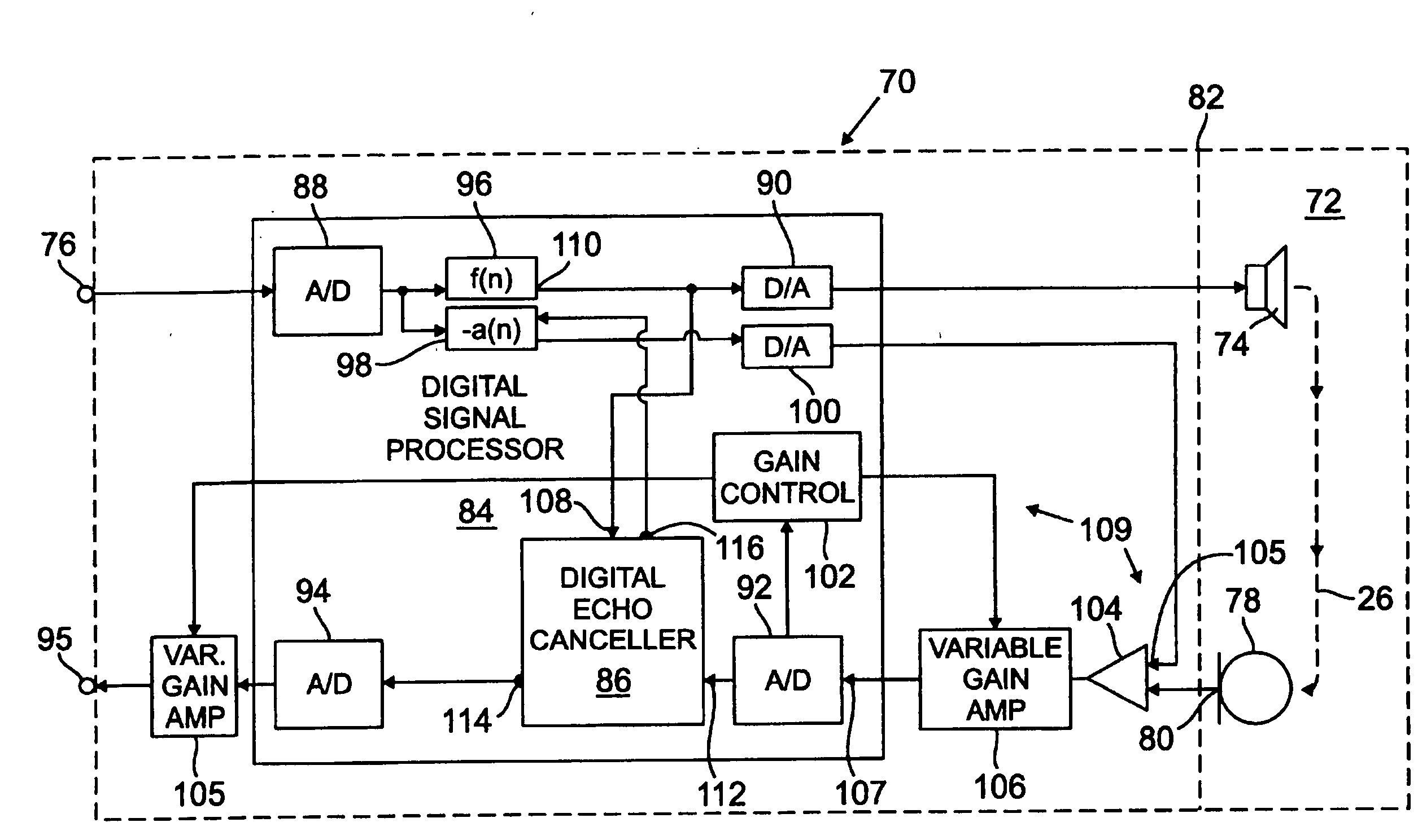 Reduction in acoustic coupling in communication systems and appliances using multiple microphones