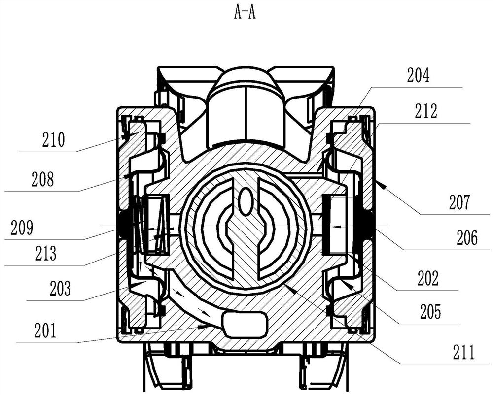 Oil gun integrating vehicle-mounted oil gas recovery system and gas station secondary oil gas recovery system and oiling machine