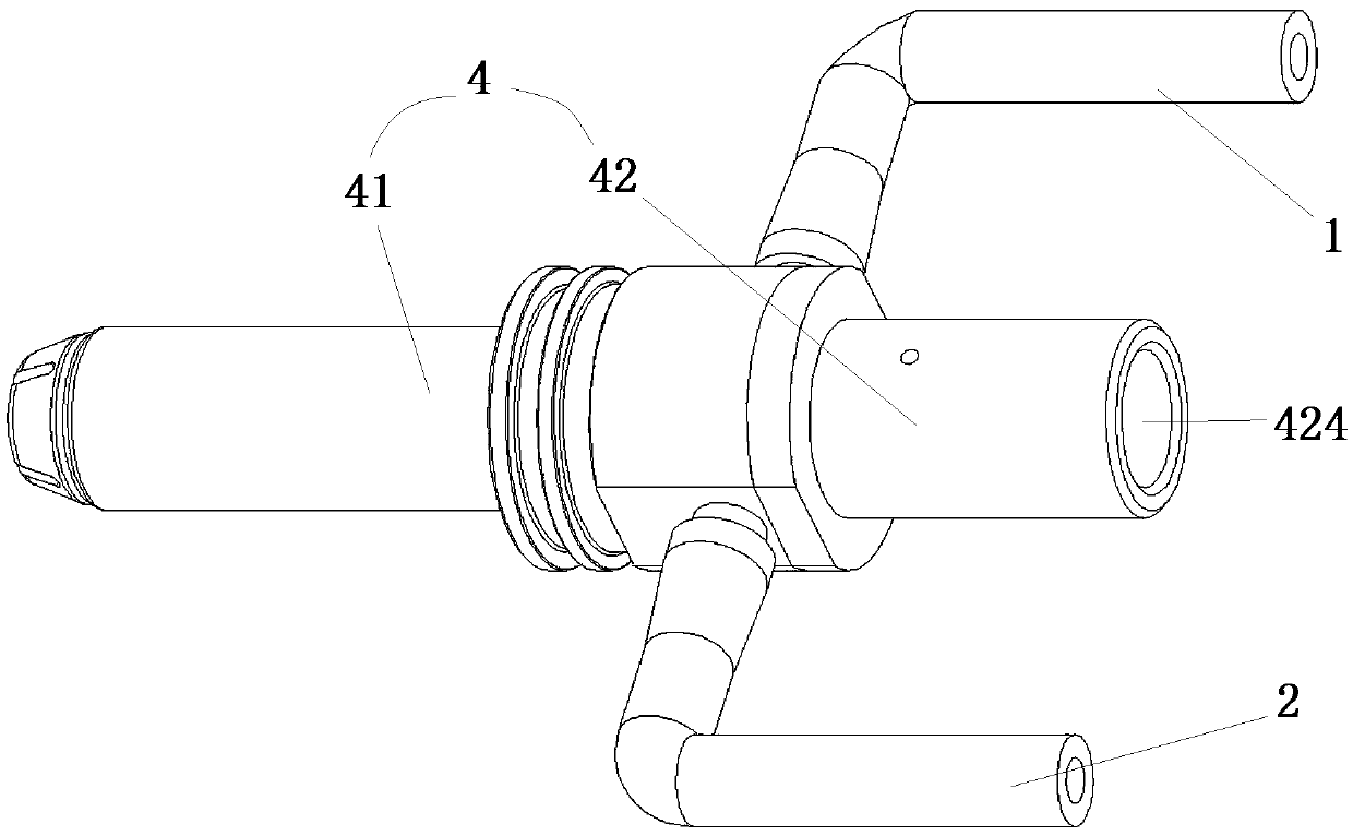 A self-cooling conductive contact piece and connector