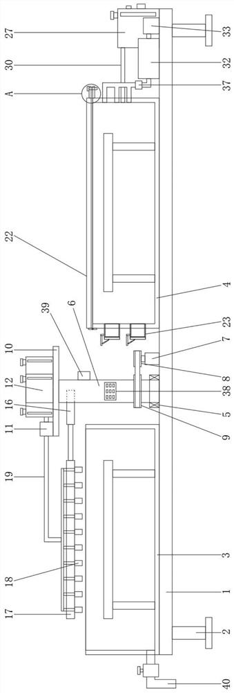 Cleaning and disinfecting device for gynaecology and obstetrics manipulator