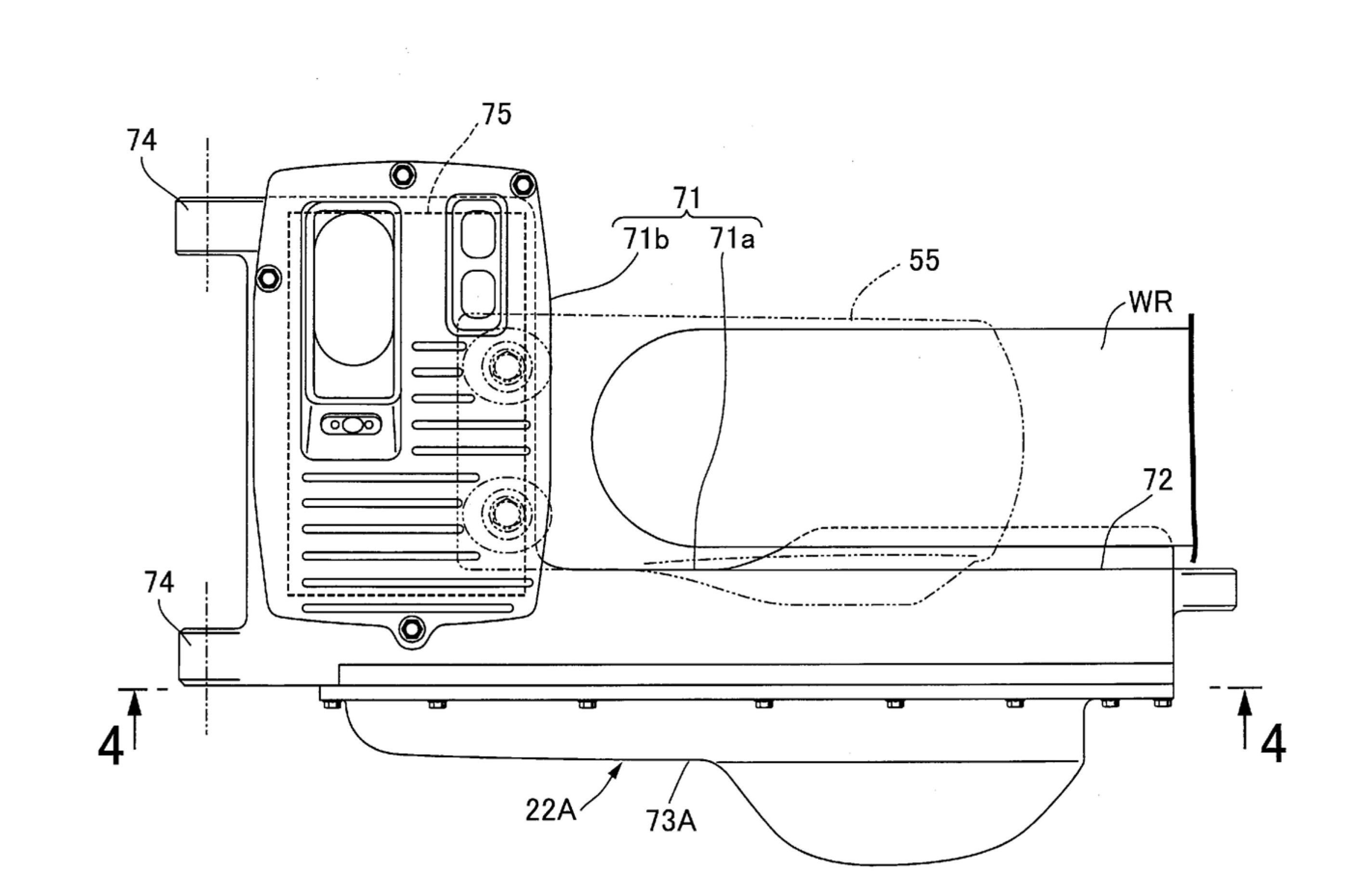 Speed sensor installation structure in a vehicle