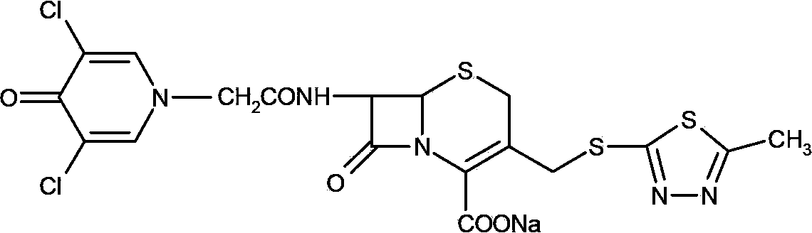 Preparation method for cefazedone sodium with low water content