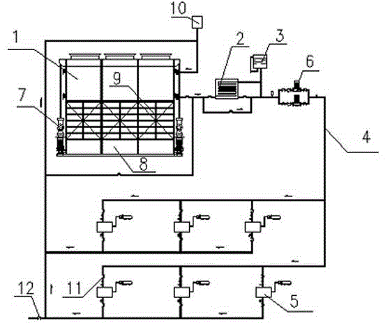 Water source heat pump loop system