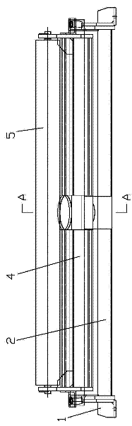 Automatic rectifying device in strip steel rolling device