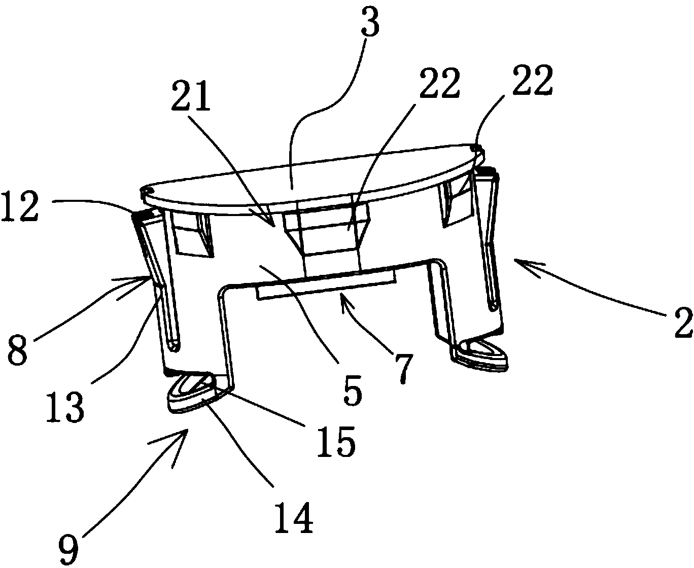 Covering device for aluminum tube installing hole of automobile roof rack