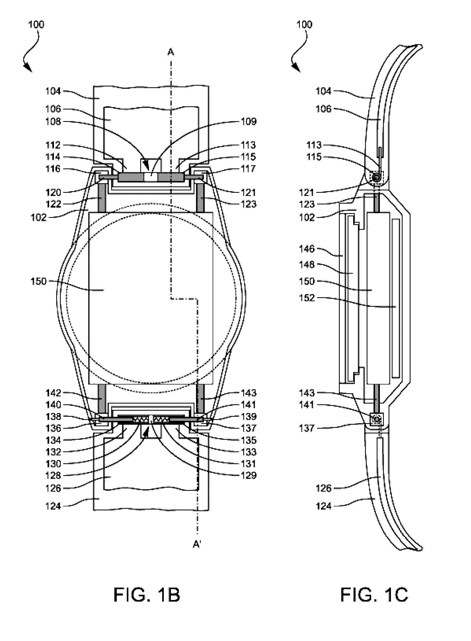 Wearable computer with electronic strap and attachment therefor
