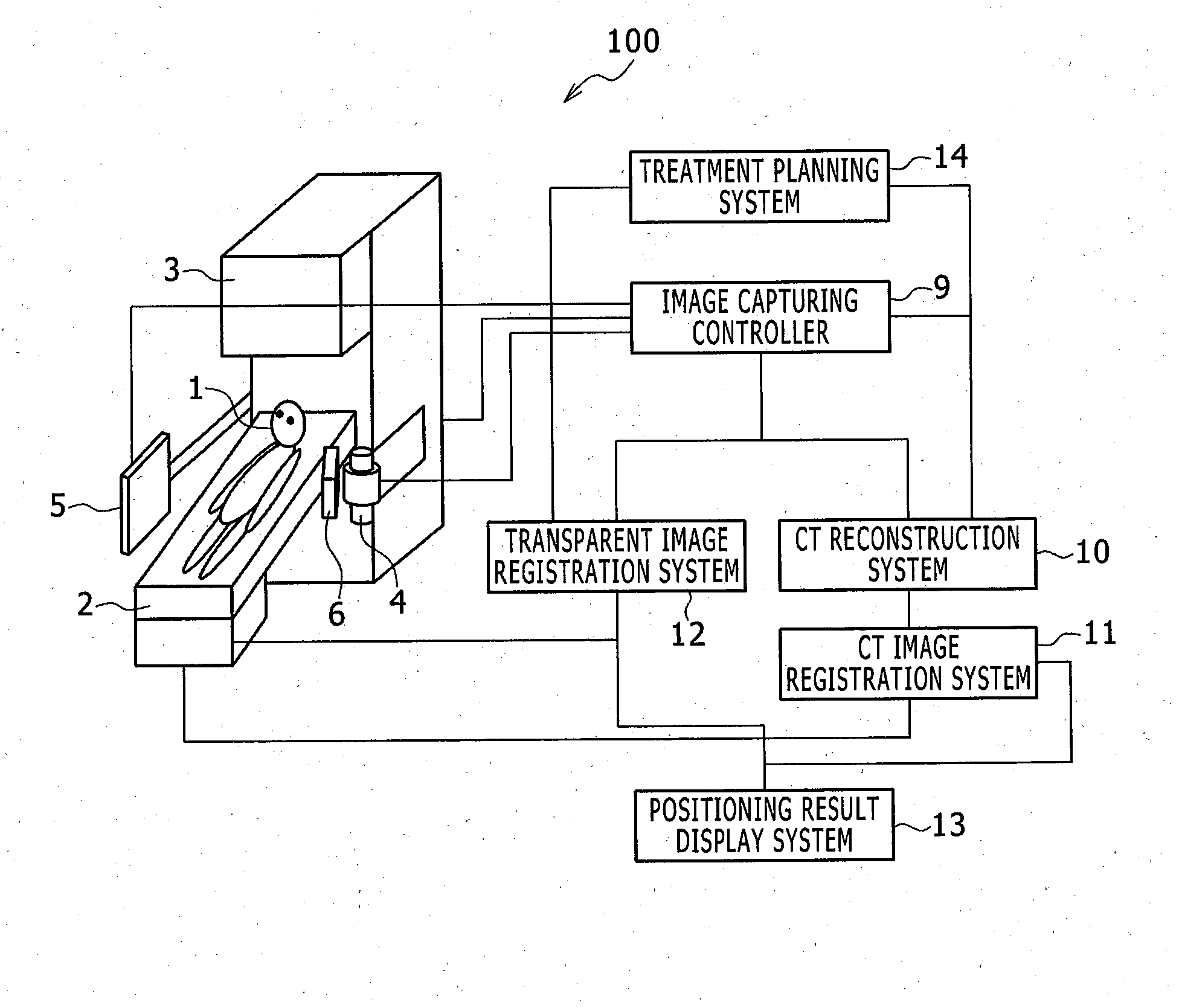 Bed positioning system for radiation therapy