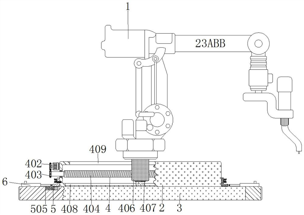 Efficient locating system of intelligent industrial robot