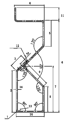 Irregular supporting ON type pipe