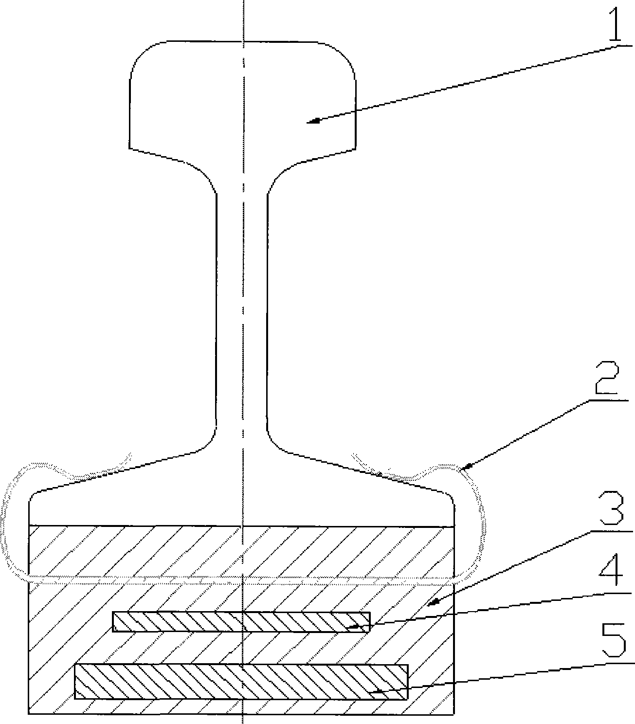 Design and structure of self-locking type rail base dynamic vibration absorber