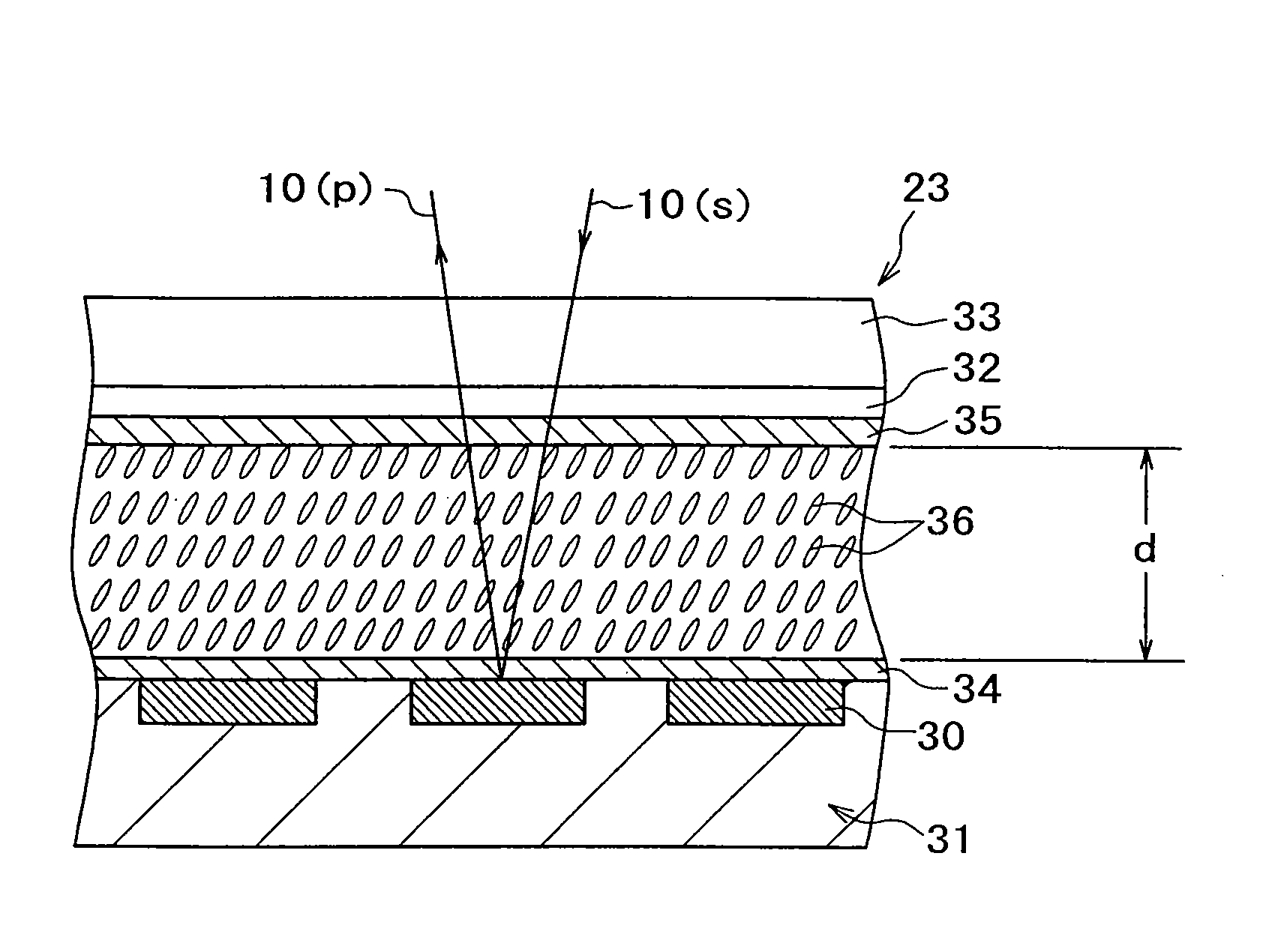 Reflex Liquid Crystal Display Device, Display Apparatus, Projection Optical System, and Projection Display System