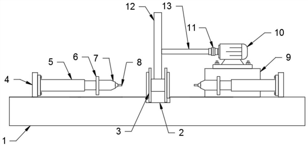 Automatic riveting device for hollow chain