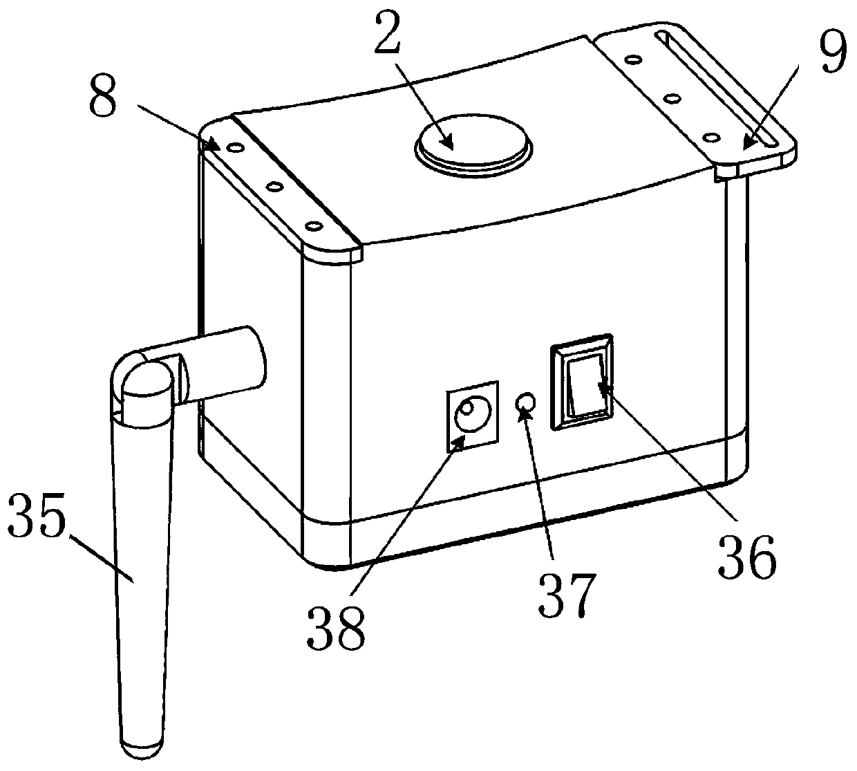 Integrated ultrasonic sensor