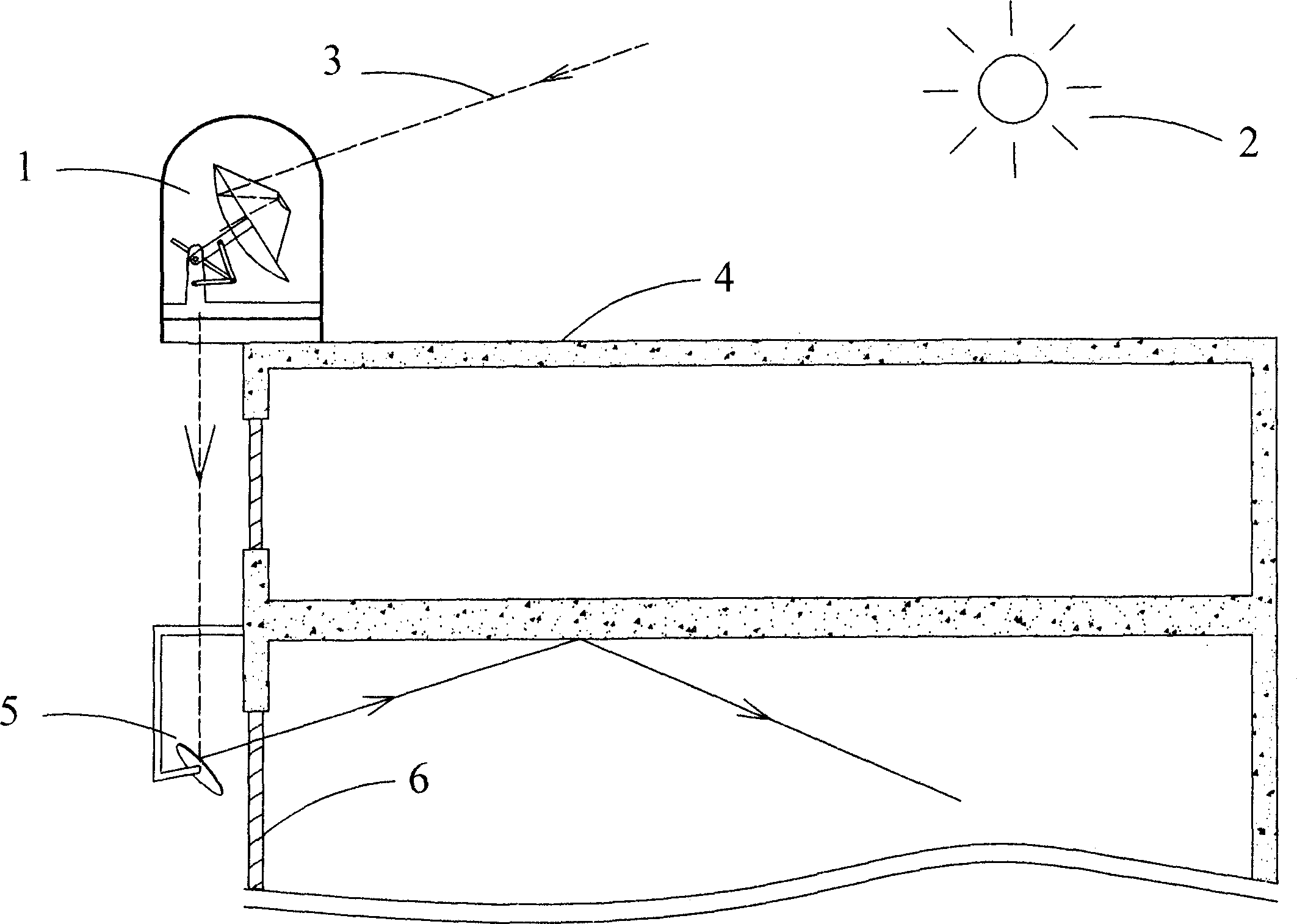 Apparatus for introducing sunlight to room